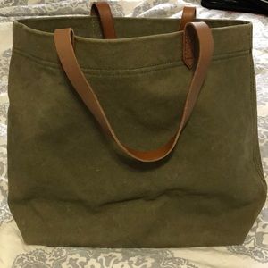Madewell canvas transport tote